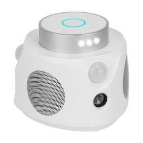 1Pc 360 Degree Ultrasonic Mice Repellent Indoor Rodent Repeller Mice Rat Squirrel Rodent Chaser With 3 Modes 9 Strobe Lights For Kitchen Living Room A