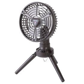 1Pc 10400mah Portable Camping Fan With LED Light Rechargeable Tripod Tent Hanging Fan Lantern Portable Foldable Oscillating Table Fan With 3 Brightnes