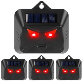 4Pcs Solar Animal Control Light Coyote Deterrent Deer Bird Repeller Lamp Animal Repellent For Garden Farm
