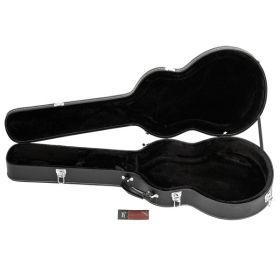 [Replace 27506932]High-End Fine-Grain PU Leather Hard Case for 335 Style Semi-Hollow & Hollowbody Electric Guitar