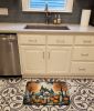 Poodle Spooky Halloween Memory Foam Kitchen Mat Machine Washable Anti-Fatigue Mat Cushion Comfort Bath Mat or Kitchen Rug