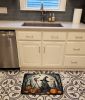 Witch Spooky Halloween Memory Foam Kitchen Mat Machine Washable Anti-Fatigue Mat Cushion Comfort Bath Mat or Kitchen Rug