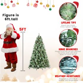PVC Christmas Tree, Christmas Decorations (Option: 5FT)