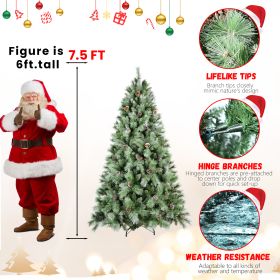 PVC Christmas Tree, Christmas Decorations (Option: Half of 15ft)