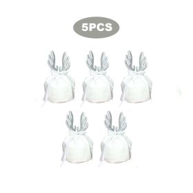 5 Pcs Christmas Antler Gift Bags (Option: W13688129)