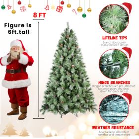 PVC Christmas Tree, Christmas Decorations (Option: 8ft)